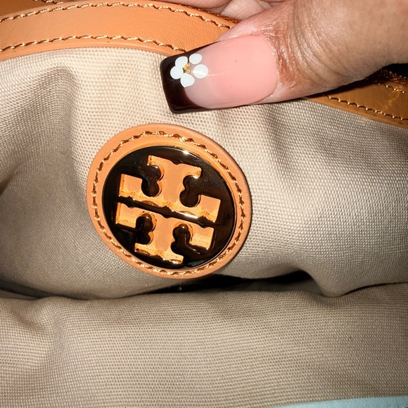 Tory Burch light blue and red Tote Bag - Picture 10 of 10